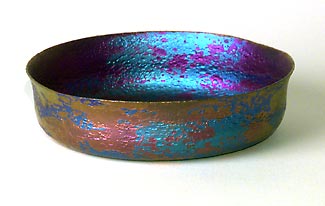 Etched & Anodized titanium vessel